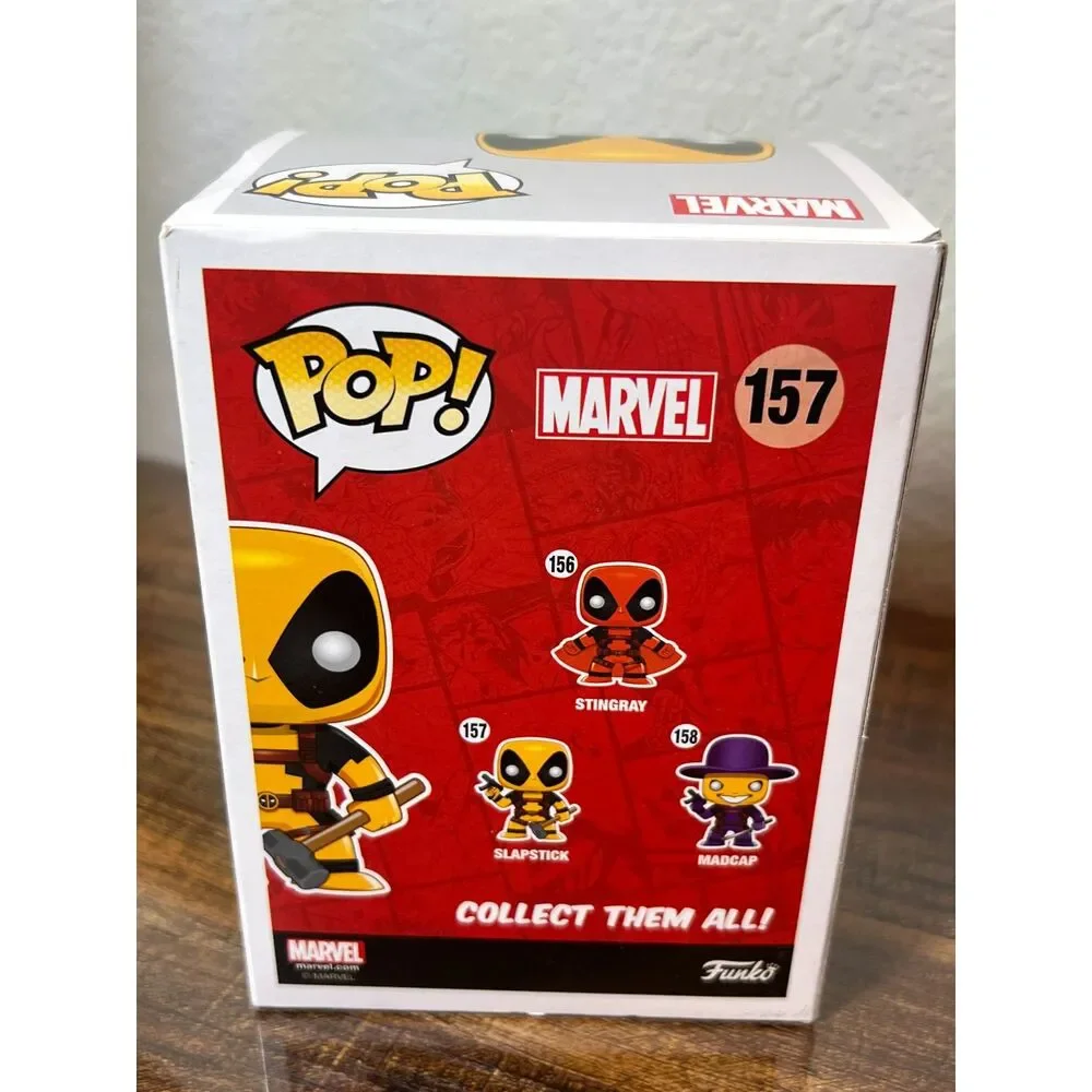 Deadpool Stingray Funko Pop! 156 & Slapstick 157 Hot Topic Exclusives Marvel Toy